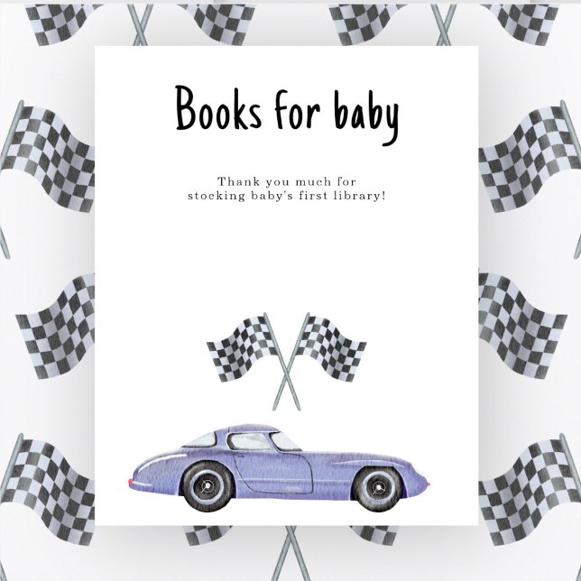 Barnkalas för racerbilbarn Böcker till baby Poster (Skapare uppladdad)