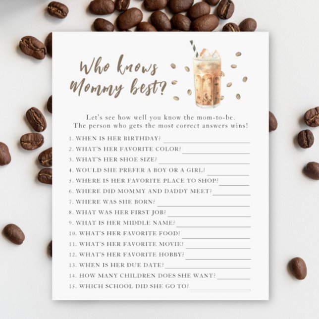 Barnkalas med bryggtema - Vem känner mamman bäst (Skapare uppladdad)