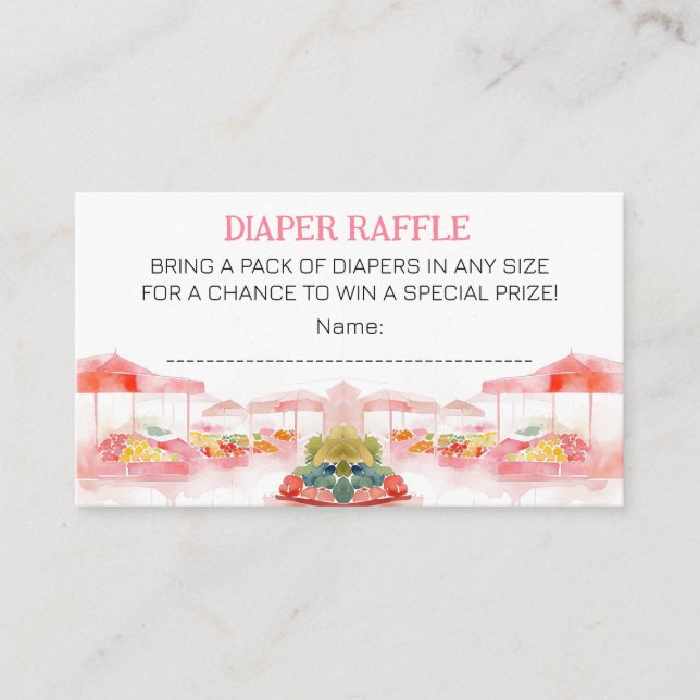 Barnkalas på lokala bondens marknad tilläggskort (Framsida)