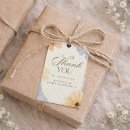 Barnkalas, Vår, Blommig, Sommar, Könsneutral Presentetikett