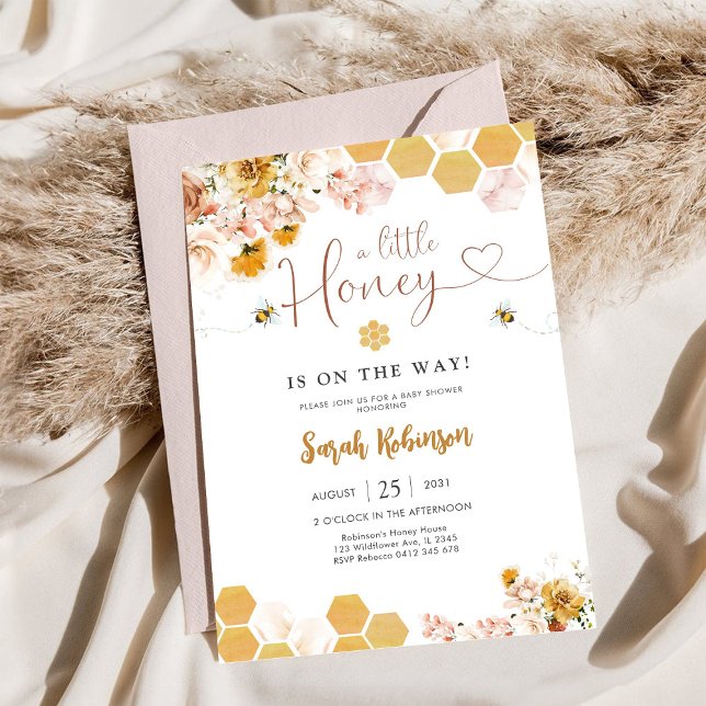 Barnkalasinbjudan för blivande bin inbjudningar (Skapare uppladdad)