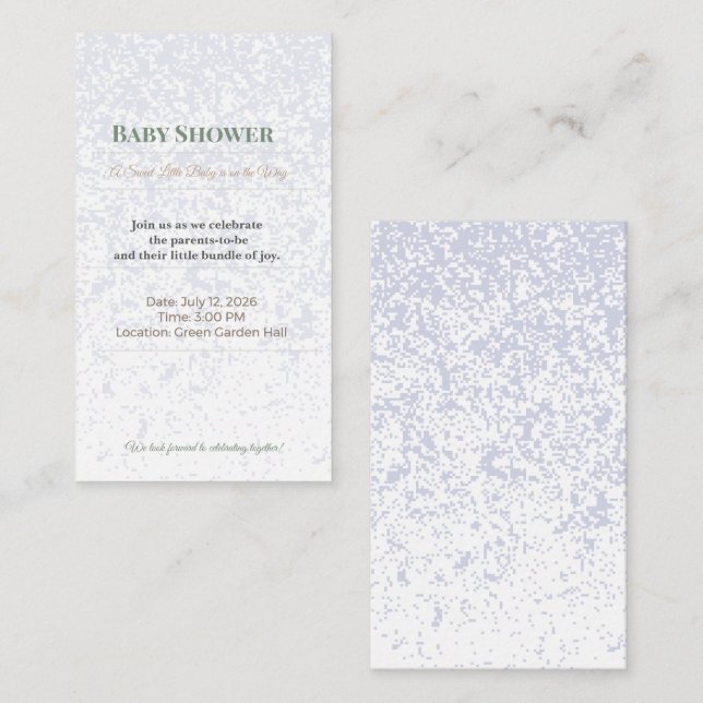 Barnkalasinbjudan | Teddybjörn & Elefant-kort Tilläggskort (Fram/baksida)