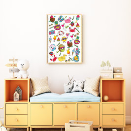 Barnkammare sommarposter | Barnkammarposter Poster