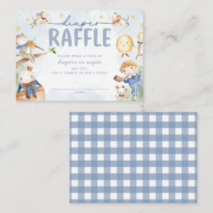 Barnkammarramsor Baby Shower Blöjtomte Tilläggskort