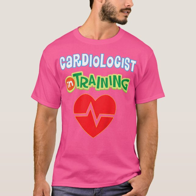 Barnkardiolog vid utbildning i Barn Heart Docto T Shirt (Framsida)