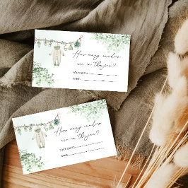 Barnkläder Boho Eucalyptus Hur många kaniner finns Tilläggskort