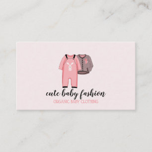 Barnkläder Doula Pregant Babyvbarnkläder Visitkort