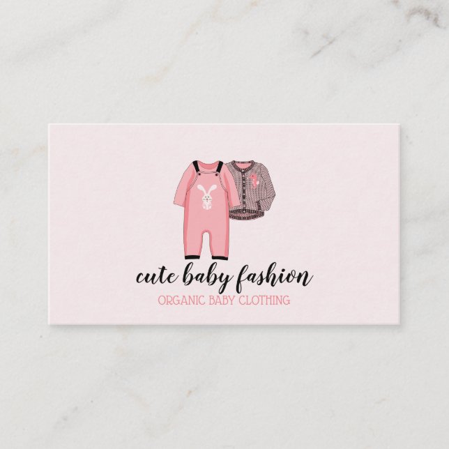 Barnkläder Doula Pregant Babyvbarnkläder Visitkort (Framsida)