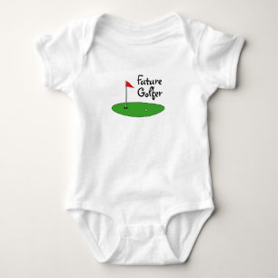Barnkläder för framtida golfare, body för nyfödd t shirt
