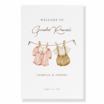 Barnkläder för Vintagen Party i Boho Gender Reveal