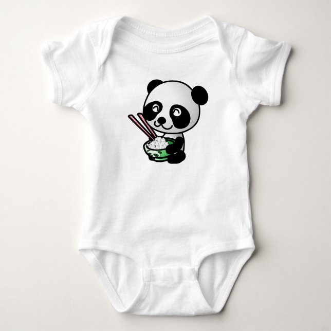 Barnkläder. Panda. Tröja (Framsida)