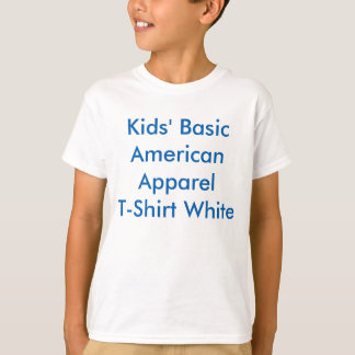 Barnkläder T-Shirt, vit Tee Shirt
