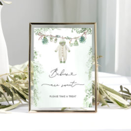 Barnkläderna Boho Sage Grönt Spädbarn är Sweet Poster