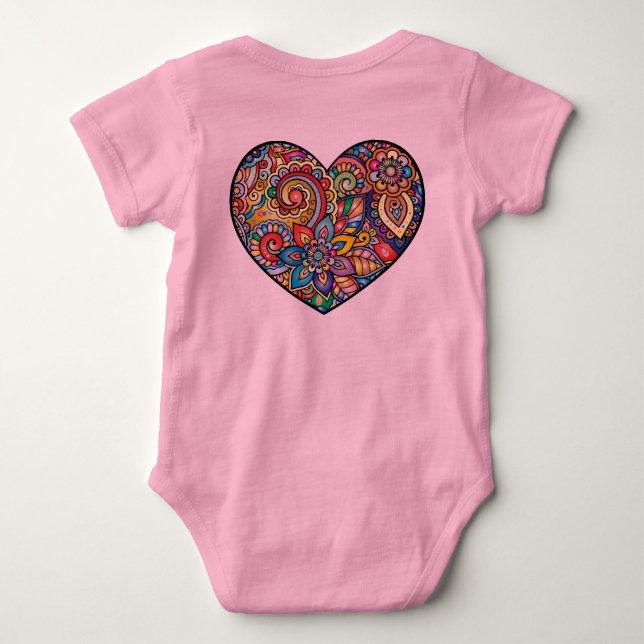 Barnklänning för babyflickor t shirt (Baksida)