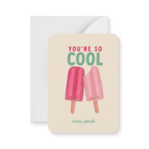 Barnklassrum Valentine - Du är så Cool Kort