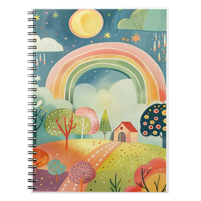 Barnkonst Design  Anteckningsbok (Framsidan)