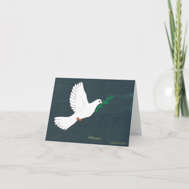 BarnKonst för CHOK - Dove-kort Kort (Framsida)