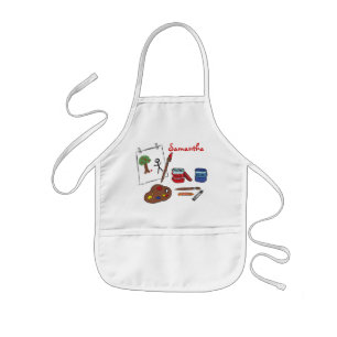 Barnkonst och hantverk barnförkläde