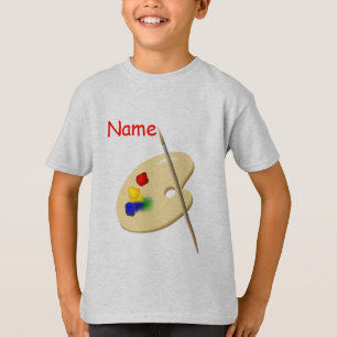 Barnkonstnärer Palett Kids Grått T-shirt