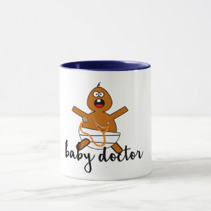 barnläkare i baby doktor, rolig mun mugg