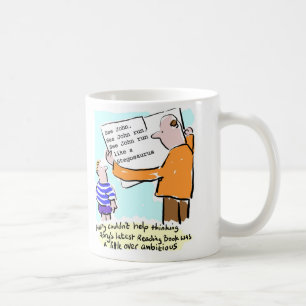Barnläsningen i Bok är ganska ambitiös Kaffemugg