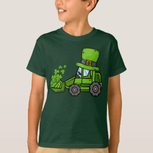 Barnlastade Tur Excavator St. Patricks Day T Shirt