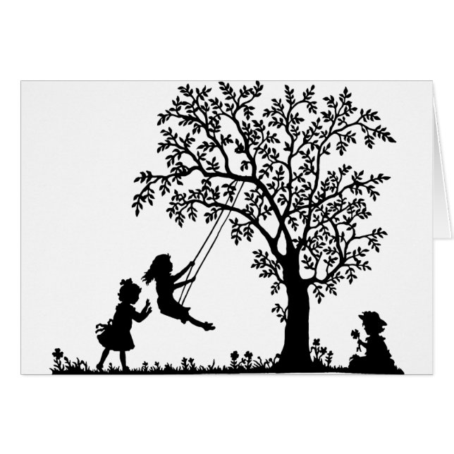 Barnlek Hälsningskort (Framsidan Horizontal)