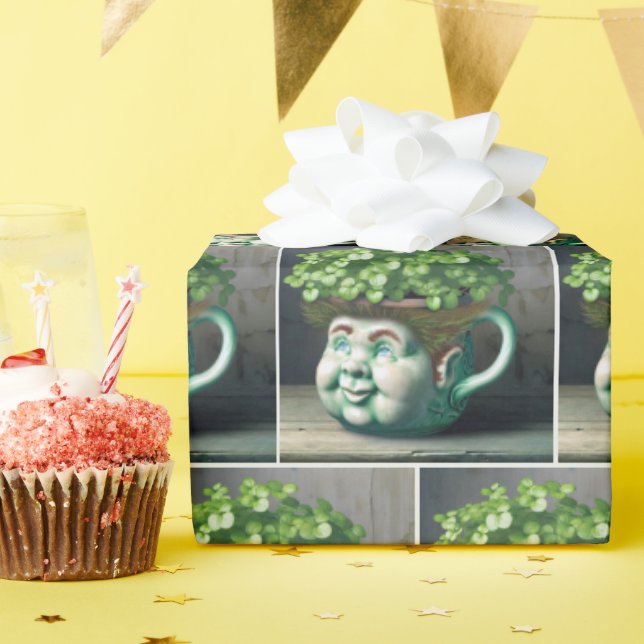 Barnlik blomma presentpapper (Födelsedagsfest)