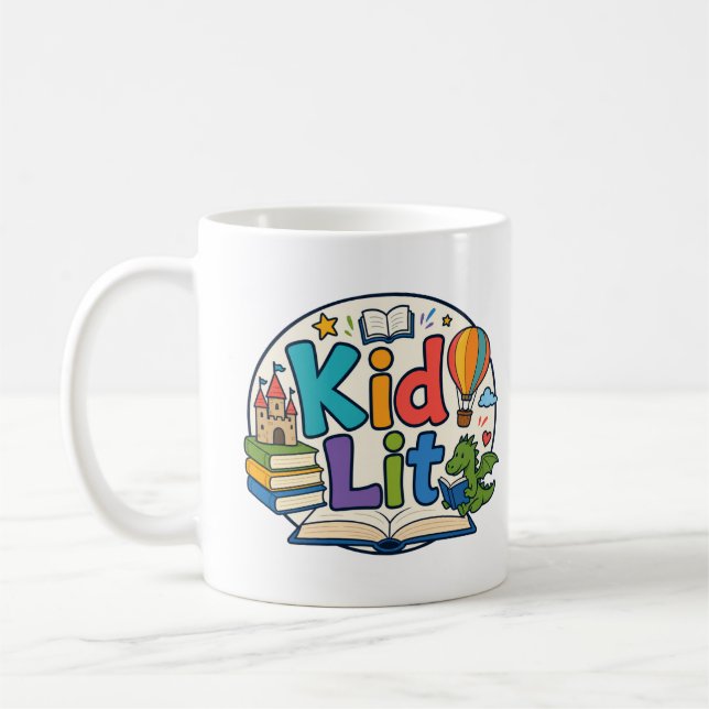 Barnlitteraturgenreälskare Kaffemugg (Vänster)