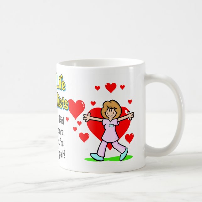 Barnliv "får Rid muggen av för skräcken" Kaffemugg (Höger)