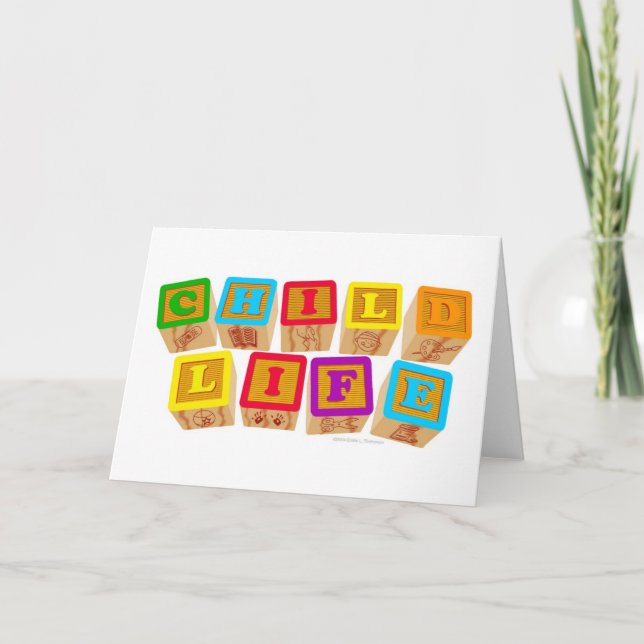 Barnliv "kvarter" Notecards Kort (Framsida)