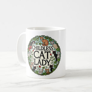 Barnlös Cat Dam Kaffemugg