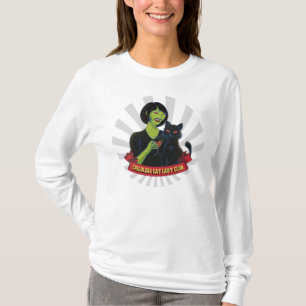 Barnlös Cat Dam Klubb - långlivad t-shirt