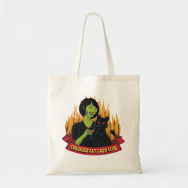 Barnlös Cat Dam Klubb - Tote Bag Tygkasse