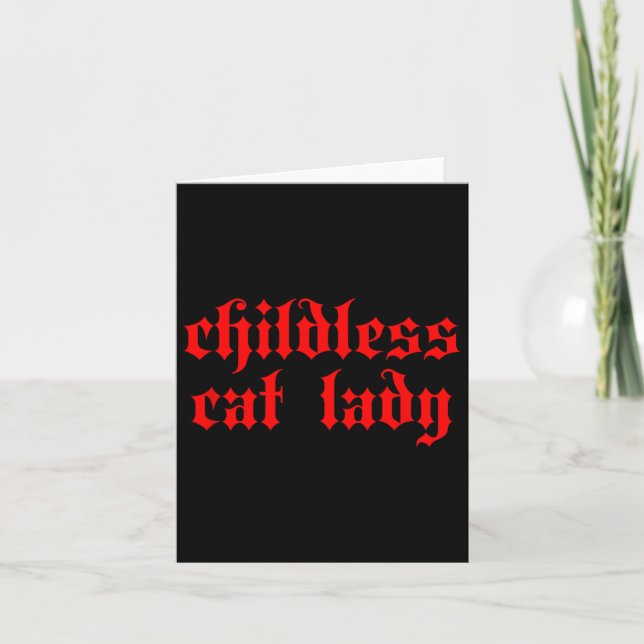 Barnlös Cat Dam Millennial 2024 Gothic Cute Tee Kort (Framsida)