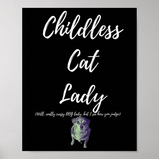 Barnlös Cat Dam Poster (Framsidan)