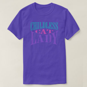 Barnlös Cat Dam T-Shirt