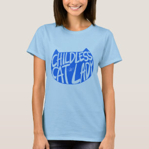 Barnlös Cat Dam T Shirt