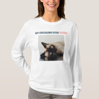 Barnlös Dam Pro-demokrati T Shirt