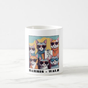 Barnlös katt dam barnlös katt dam för Kamal Kaffemugg