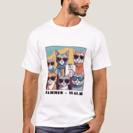 Barnlös katt dam barnlös katt dam för Kamal T Shirt