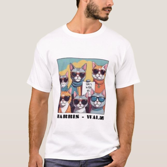 Barnlös katt dam barnlös katt dam för Kamal T Shirt (Framsida)