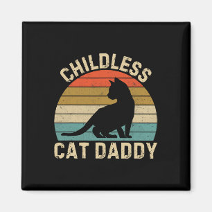 Barnlös katt pappa 2024 1 magnet