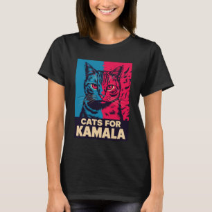 Barnlös kattdam är på väg att rösta på Kamala Harr T Shirt