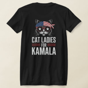 Barnlös kattdam för Kamala 2024 T Shirt