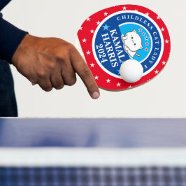 Barnlös kattdam för Kamala Harris Pingisracket