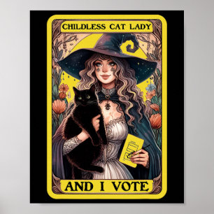 Barnlös kattdam och jag röstar poster