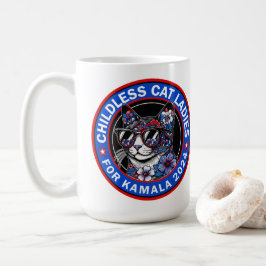 Barnlösa Dam Vote Kamala US 2024 Dems Kaffemugg