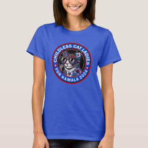 Barnlösa Dam Vote Kamala US 2024 Dems T Shirt