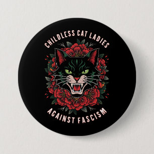 Barnlösa kattdamer mot fascism knapp